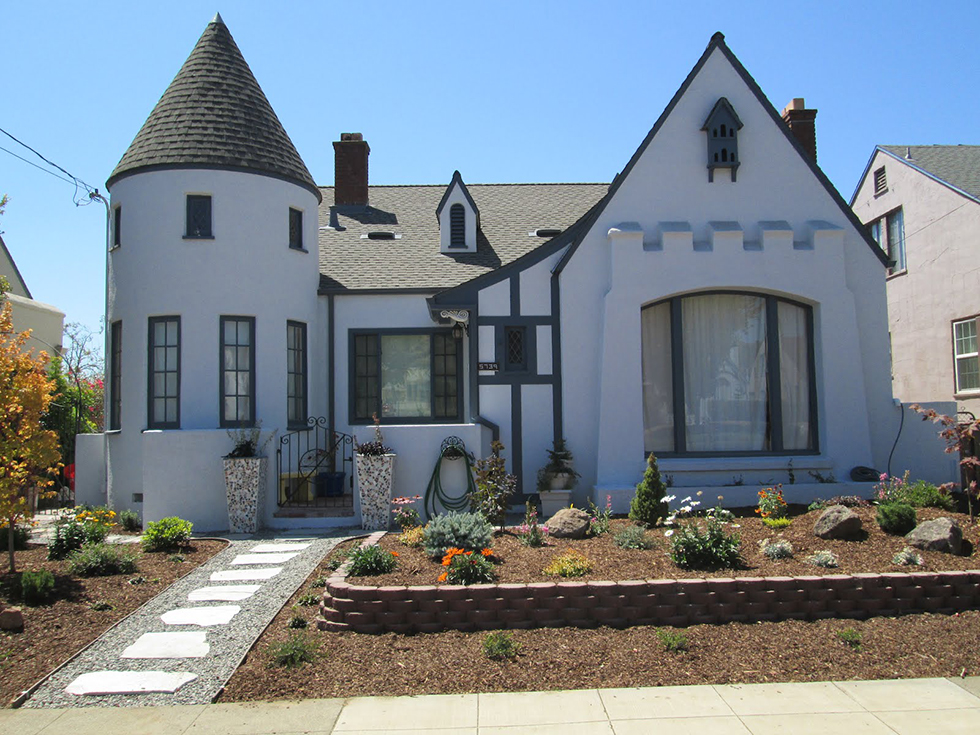 After the makeover of the storybook home